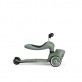 Тротинетка Scoot and Ride HKick 1 Lifestyle green lines с кош отпред